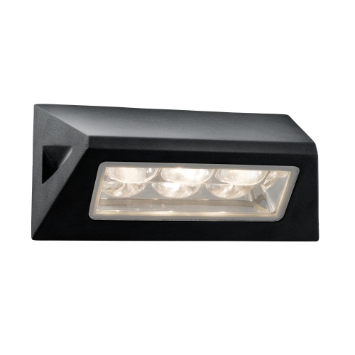 Peru LED Garden Wall Light Black 5513BK