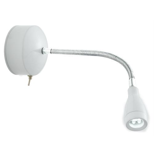 Led Flexible White Finish Picture Light 9917WH