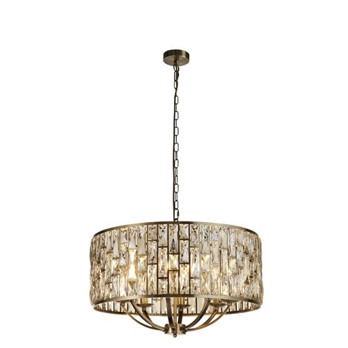 Bijou Antique Brass Eight Light Pendant 6588-8AB