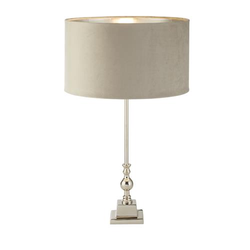 Whitby Chrome and Taupe Table Lamp 81214TA