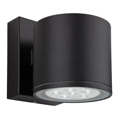 Vegas Single Dedicated LED Exterior Wall light 8084BK
