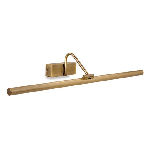 LED Adjustable Head Wide Antique Brass Picture Light 4895AB