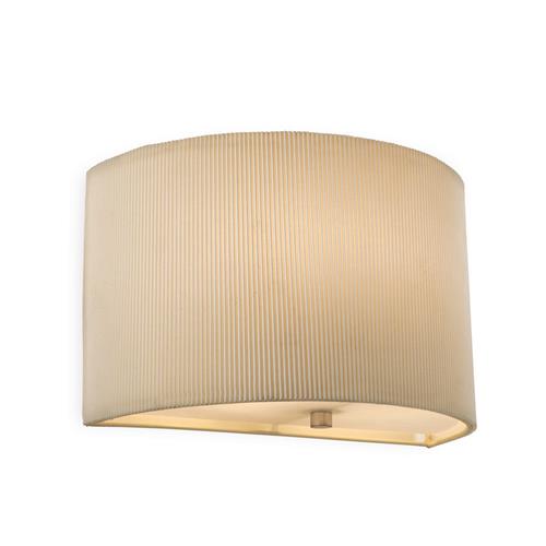 Clio Ribbed Cream Wall light 8632CR