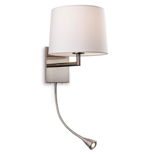 Grand Dual Switched LED Lamp Reading Wall Light 4936BS