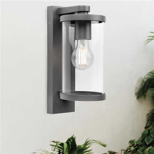 Harley Graphite IP44 Outdoor Wall Light 4131GP