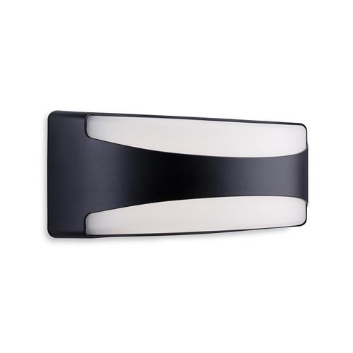 Santos LED IP65 Black Outdoor Wall Light 2808BK