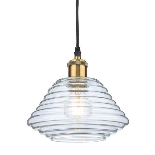 Logan Medium Sized Antique Brass Ceiling Pendant 2857AB