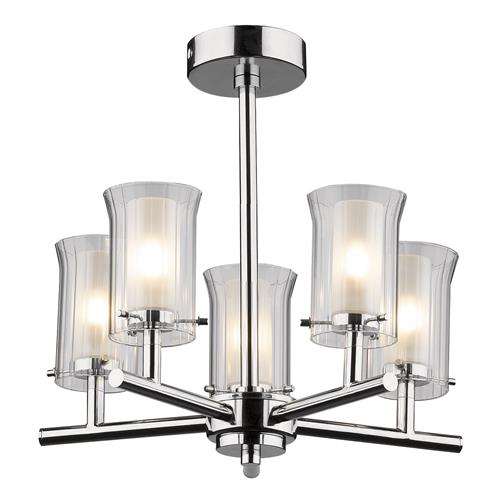 Elba IP44 Bathroom Ceiling Light Chrome Finish ELB0550