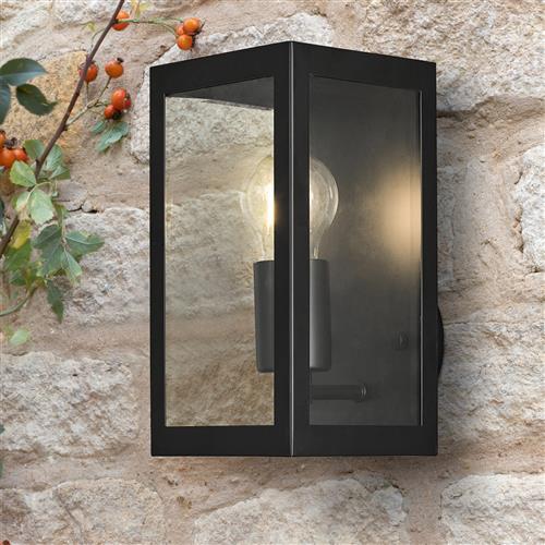 Era IP44 Outdoor Wall Light Black Finish ERA0722