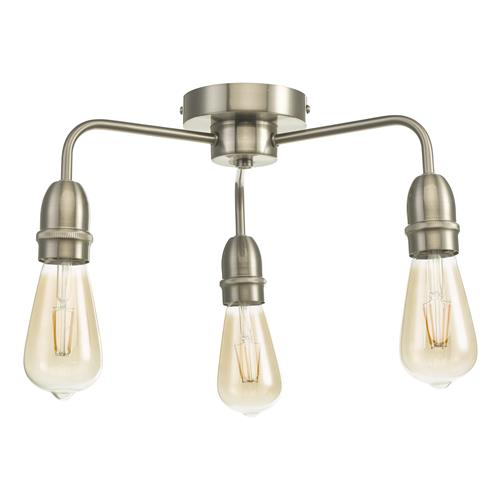 Kiefer Satin Chrome 3 Light Multi-Arm Fitting KIE5346