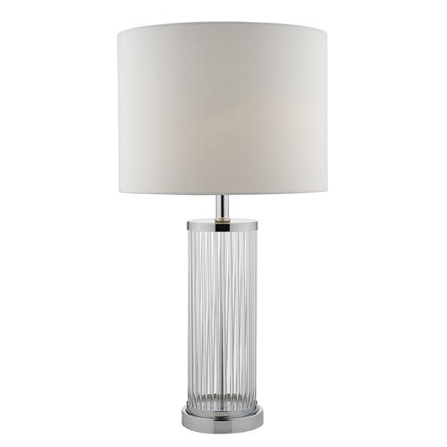 Olalla Polished Chrome Glass Rod Table Lamp OLA4350/X