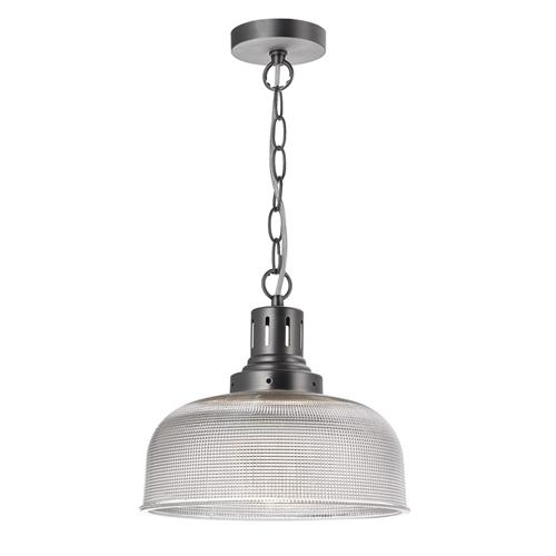 Tack Single Drop Pendant Light Antique Chrome TAC0161