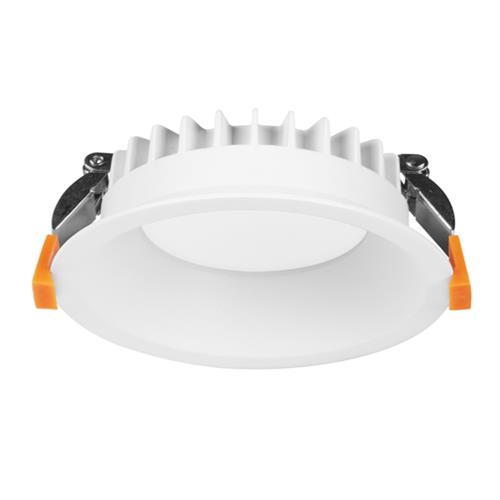Jet White LED 3000k IP54 Large Recessed Downlight TC-0004-BLA