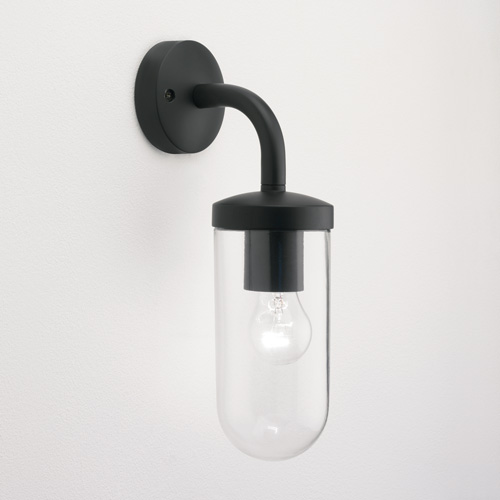 Tressino Black IP44 Outdoor Wall Light 1193004
