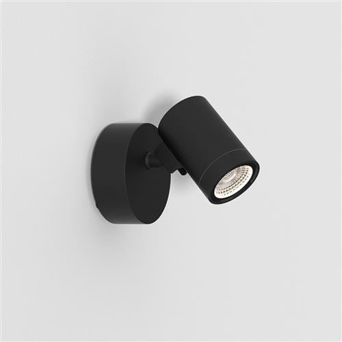 Bayville Spot IP65 Textured Black Outdoor or Bathroom 1401015