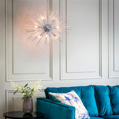 Lena 9 Lamp Adjustable Ceiling Pendant 76350