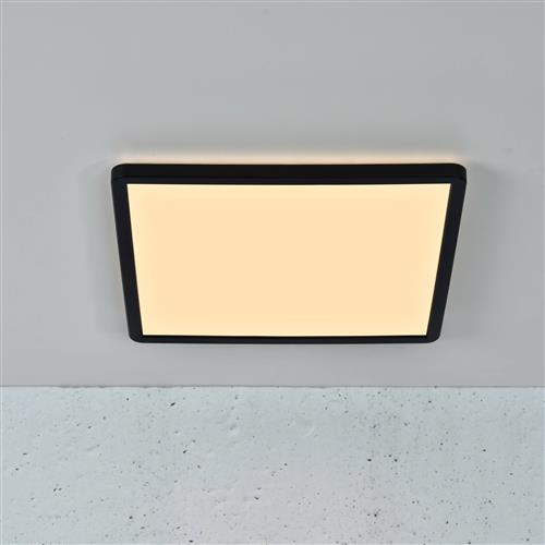 Oja IP54 Black 3-Step Moodmaker Square LED Bathroom Light 2015066103