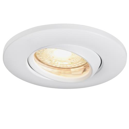 Umberto White IP44 Tilt Recessed Downlight 2210100001