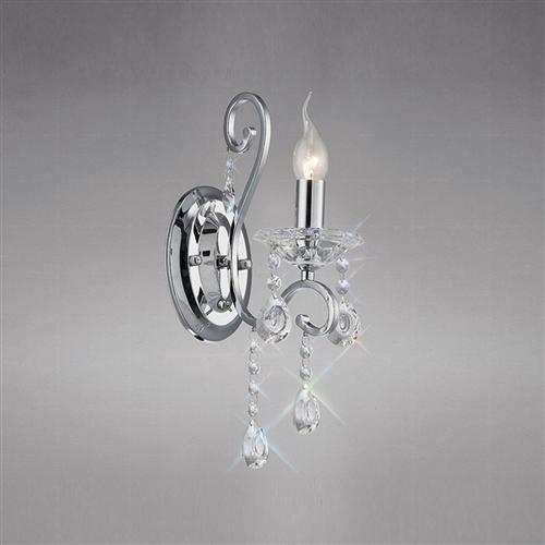 Vela Single Chrome Wall Light IL31361