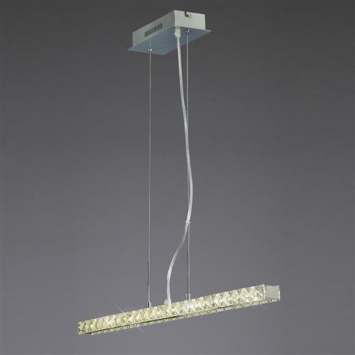 Galaxy Polished Chrome LED Sixty Light Pendant IL80045