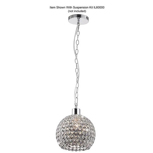 Kudo Crystal Ball Non Electric Chrome Shade IL60007