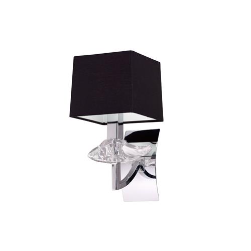 Akira Chrome Single Switched Wall Light M0786/S