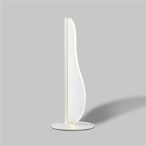 Bianca White LED Small Table Lamp M7837