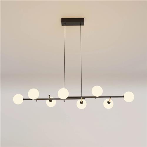 Cellar Black 8 Light Bar Pendant M7631