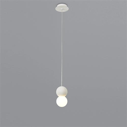 Galaxia White Single Ceiling Pendant M7623