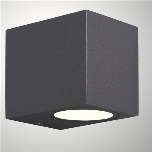 Kandanchu Anthracite Straight Single IP54 Wall Light M6516