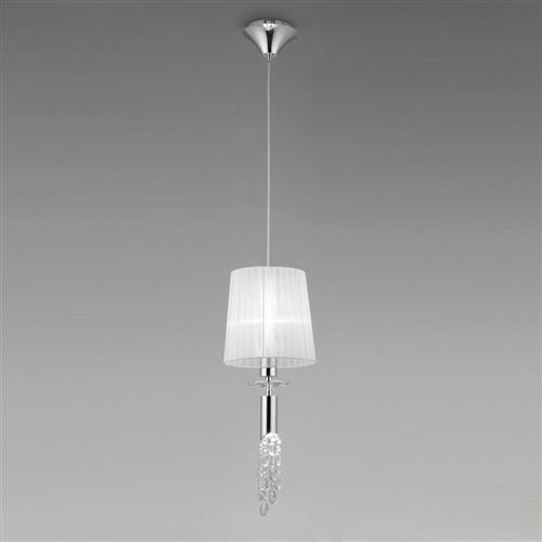 Tiffany Chrome Contemporary Pendant Crystal Ceiling Light M3861