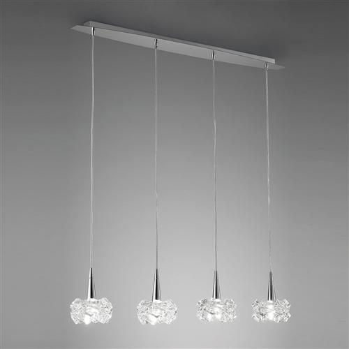 Artic Chrome 4 Bar Pendant Fitting M3950