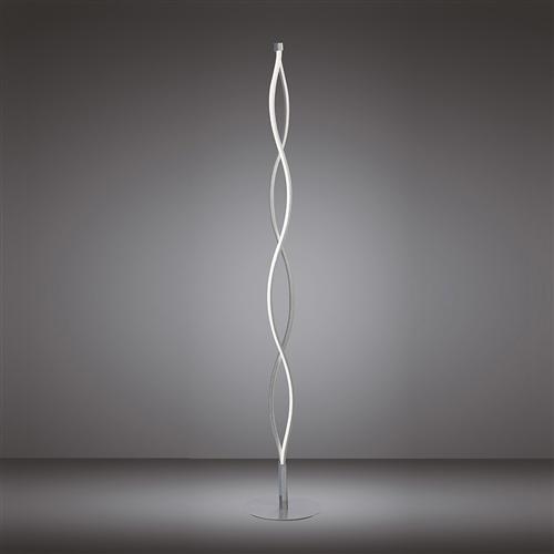 Sahara LED Silver/Chrome Floor Lamp M4861