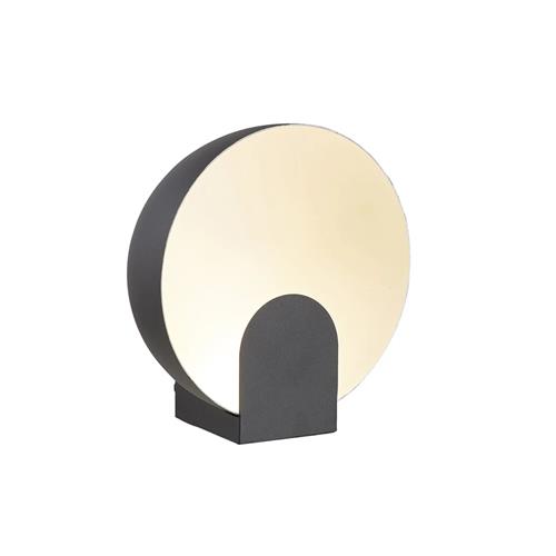 Oculo Black LED Small Table Lamp M8433