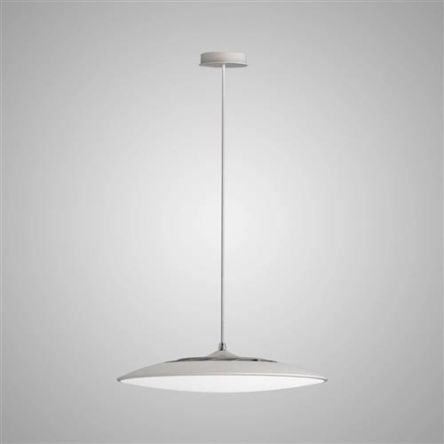 Slim White 3000k Small LED Ceiling Pendant M8104