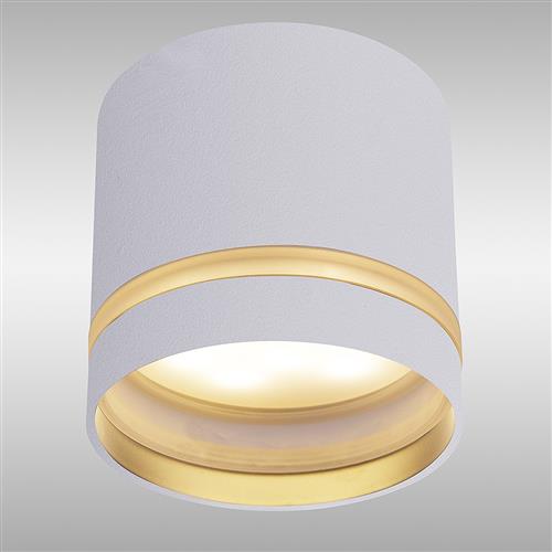 Split White Finish GX53 Flush Spot Light M8658