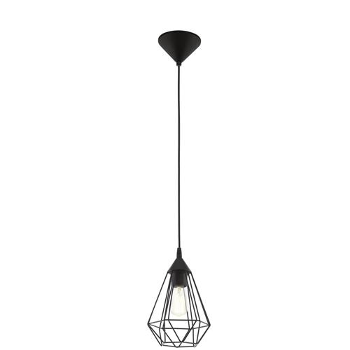 Tarbes Black Slim Single Wire Pendant 94187