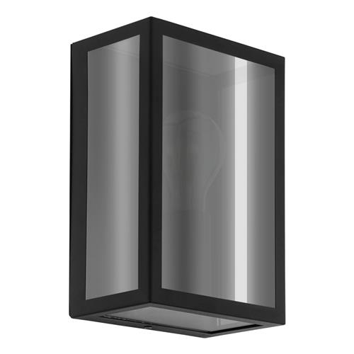 Alamonte Smoked IP44 Single Outdoor Wall Light 33627