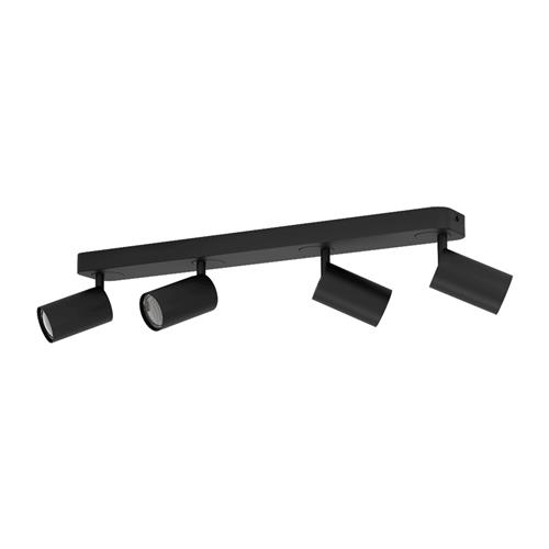 Telimbela-Z LED Black Four Light Ceiling Spot Bar 900337
