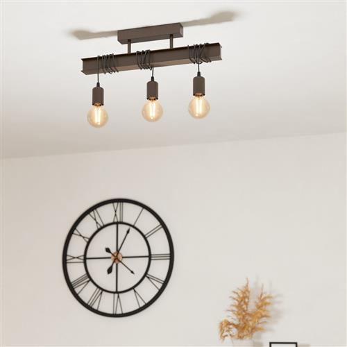 Townshend Antique Brown 3 Light Bar Pendant 43522