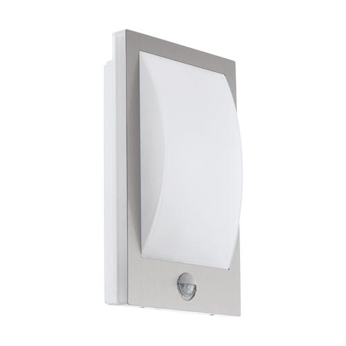 Verres White And Stainless Steel IP44 Outdoor Sensor Light 97238
