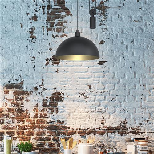 Winkworth 1 Rise And Fall Pendant Black 43435