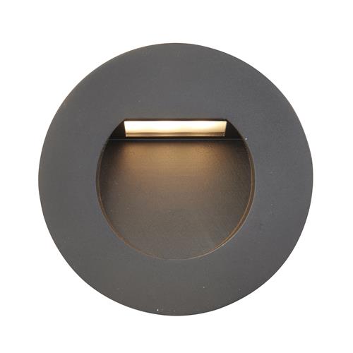 Albus CCT IP65 Outdoor Recessed Black LED Guide Light 103852