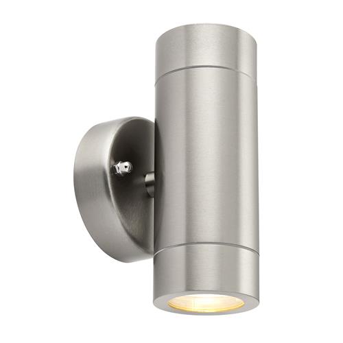 Palin Twin Stainless Steel IP44 Outdoor Spotlight 13802