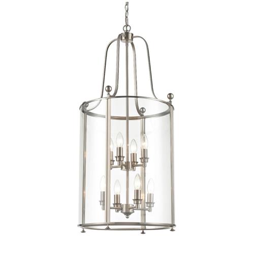 Drayton 8 Light Satin Nickel Lantern Pendant LA7019-8