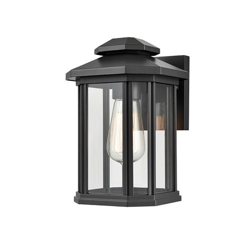 Alfresco IP44 Charcoal Black Lantern Outdoor Wall Light EXT6642