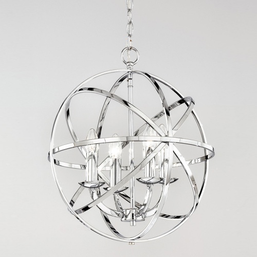 Zony 4 Light Chrome Modern Ceiling Pendant FL2280/4