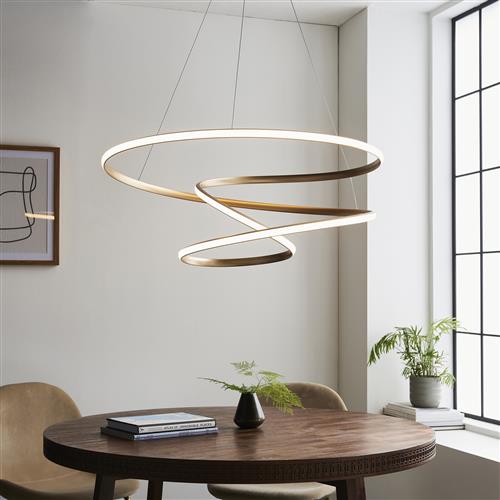 Satin Gold LED Dedicated Pendant Ajuga-P