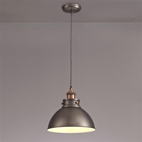 Tucson Medium Antique Silver And Copper Pendant LT30591