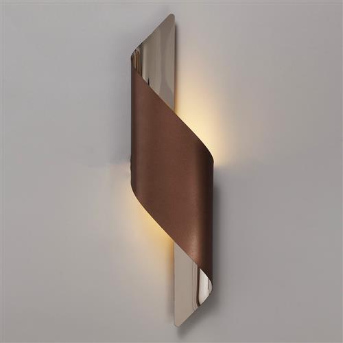 Richmond Large Satin Brown LED Wall Light LT30033